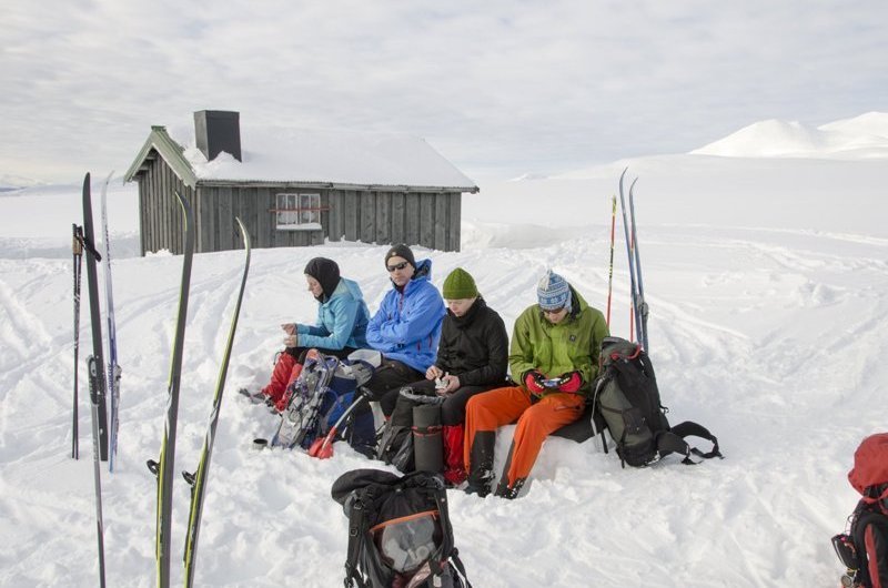Skilanglauf Norwegen - Rast Hüttentour