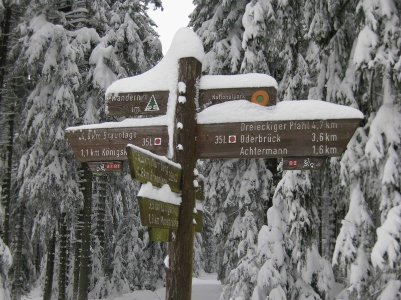 Skilanglauf Harz - Wegweiser