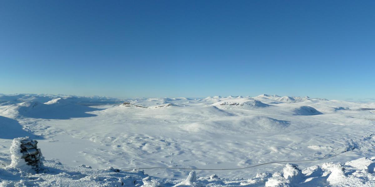 Skilanglauf Norwegen - Panorama Muen / Rondane