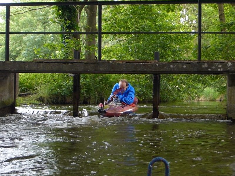 Spreewald - Neue Spree, Wehr Neumann