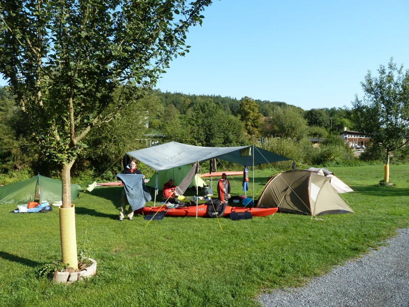 Fränkische Saale - Campingplatz Rossmühle